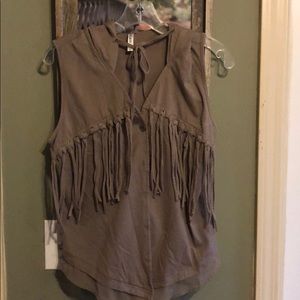 Hooded top or vest